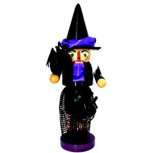 Nutcracker WITCH Bat Spider 15" RARE STEINBACH